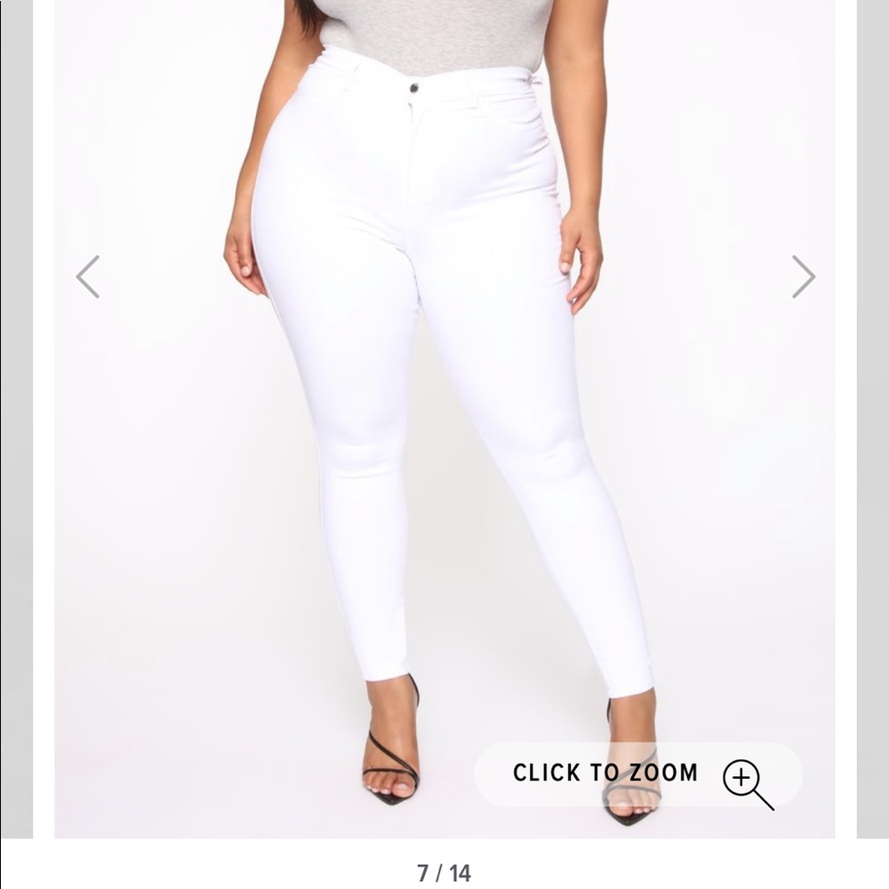 Fashion nova Perfectly classic jeans - white